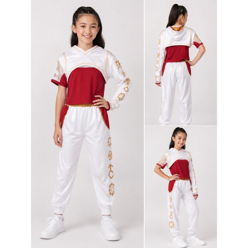 Naevi Inspired Zombies 4 Costume Youth Size 140 US 10-12 3 Pc Cosplay Set